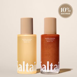 Santal Bloom Shimmer + Glow Body Oil Duo